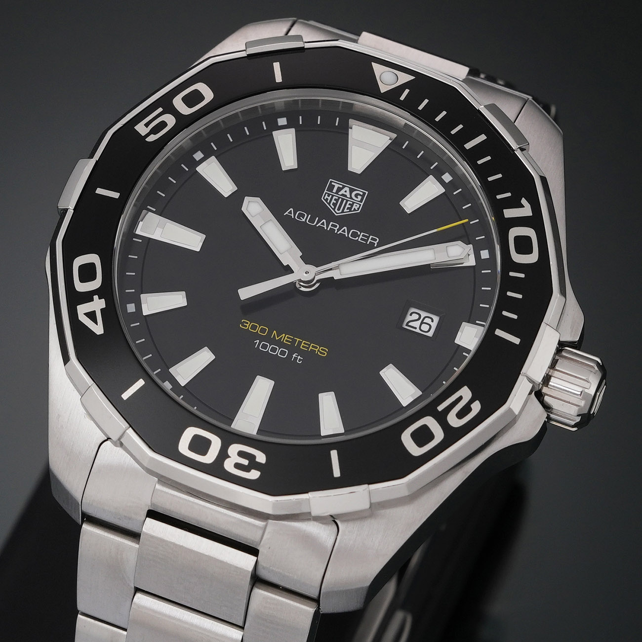 TAG HEUER(USED)태그호이어 아쿠아레이서 43 스틸 쿼츠 WAY101A